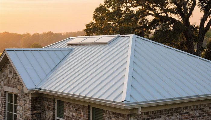 Metal roofing installation